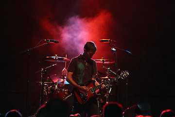 Image showing Guitarist in Concert