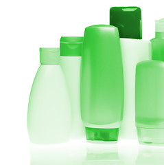 Image showing cosmetic bottles