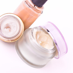 Image showing creams and makeup