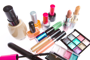 Image showing set of cosmetic products