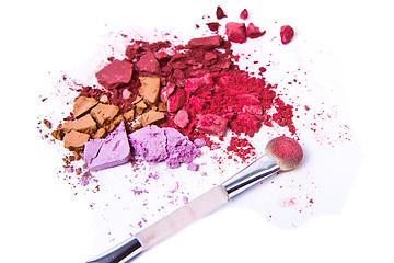 Image showing crushed eyeshadow