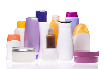 Image showing cosmetic bottles