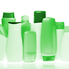 Image showing cosmetic bottles