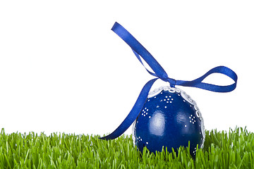 Image showing easter egg in grass