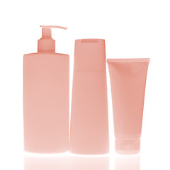 Image showing cosmetic bottles