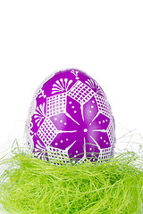 Image showing easter egg in grass