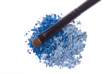 Image showing crushed eyeshadows