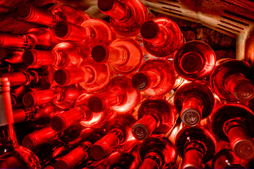 Image showing wine bottles