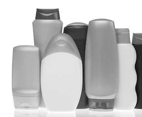 Image showing cosmetic bottles