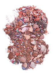 Image showing crushed eyeshadows