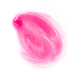 Image showing lip gloss smudge