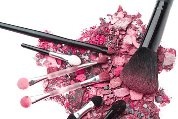 Image showing crushed eyeshadows