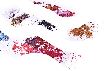 Image showing crushed eyeshadow