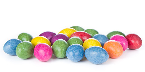 Image showing easter eggs isolated