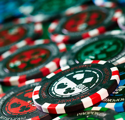 Image showing gambling chips