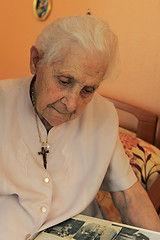 Image showing senior woman