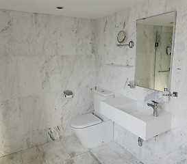 Image showing Modern bathroom interior