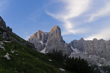 Image showing Italian Dolomites landscape