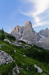 Image showing Italian Dolomites landscape