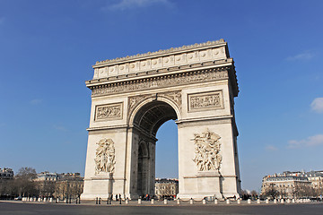 Image showing Arc de Triomphe, Paris