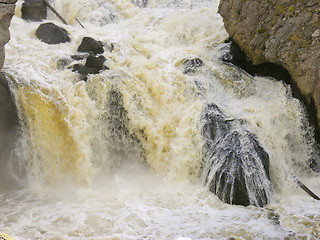 Image showing Firehole Falls, Yellowstone