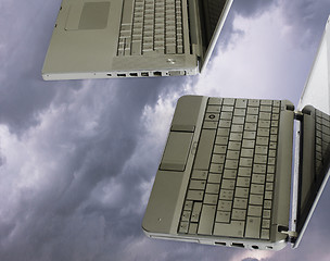 Image showing Two Notebooks connected in the Cloud