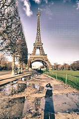 Image showing Colors of Paris in Winter