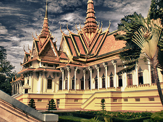 Image showing Temple near Phnom Penh, Cambodia