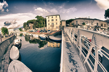 Image showing Bridge in Darsena, Viareggio