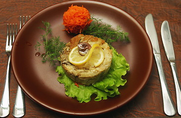 Image showing meat dish with lemon 2