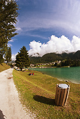 Image showing Lake of Auronzo, Italy