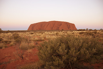 Image showing Lights of Ayers Rock, Australia