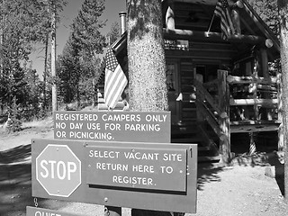 Image showing Signs and Symbols in Yellowstone