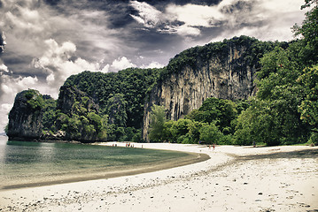 Image showing Colors of Sea and Vegetation, Thailand