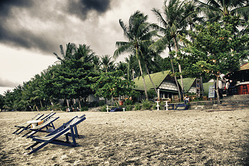 Image showing Colors of Sky and Vegetation in a Thai Island