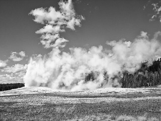 Image showing Old Faithful, Yellowstone National Park