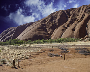 Image showing Clouds over Australian Outback