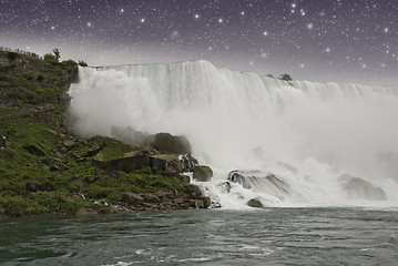 Image showing Colors and Power of Niagara Falls, Canada