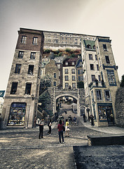 Image showing Architecture and Colors of Quebec City