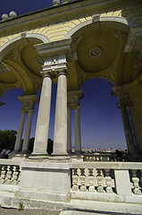 Image showing Arches of The Gloriette in Schonbrunn Castle