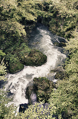 Image showing Stunning view of Marmore Waterfalls, Umbria
