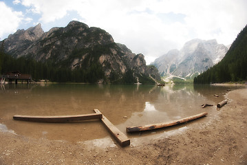 Image showing Braies Lake, Italy