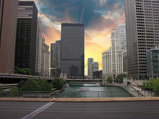 Image showing Skyscrapers of Chicago, Illinois