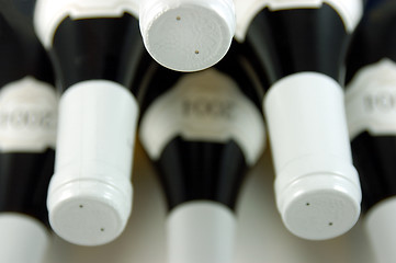 Image showing Wine bottles