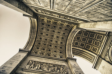 Image showing Structure of Triumph Arc in Paris