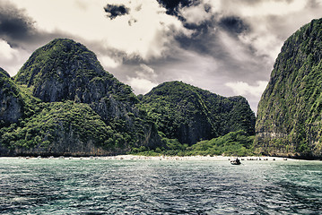 Image showing Colors of Sky and Vegetation in a Thai Island