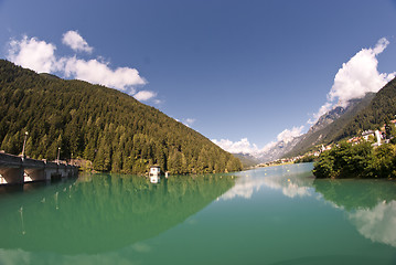 Image showing Auronzo Lake, Dolomites