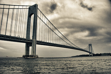 Image showing Verrazzano Bridge in New York