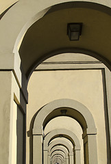 Image showing Architectural Detail near Ponte Vecchio, Florence