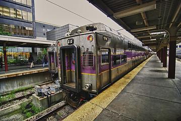 Image showing Train Station in Boston, Massachusetts